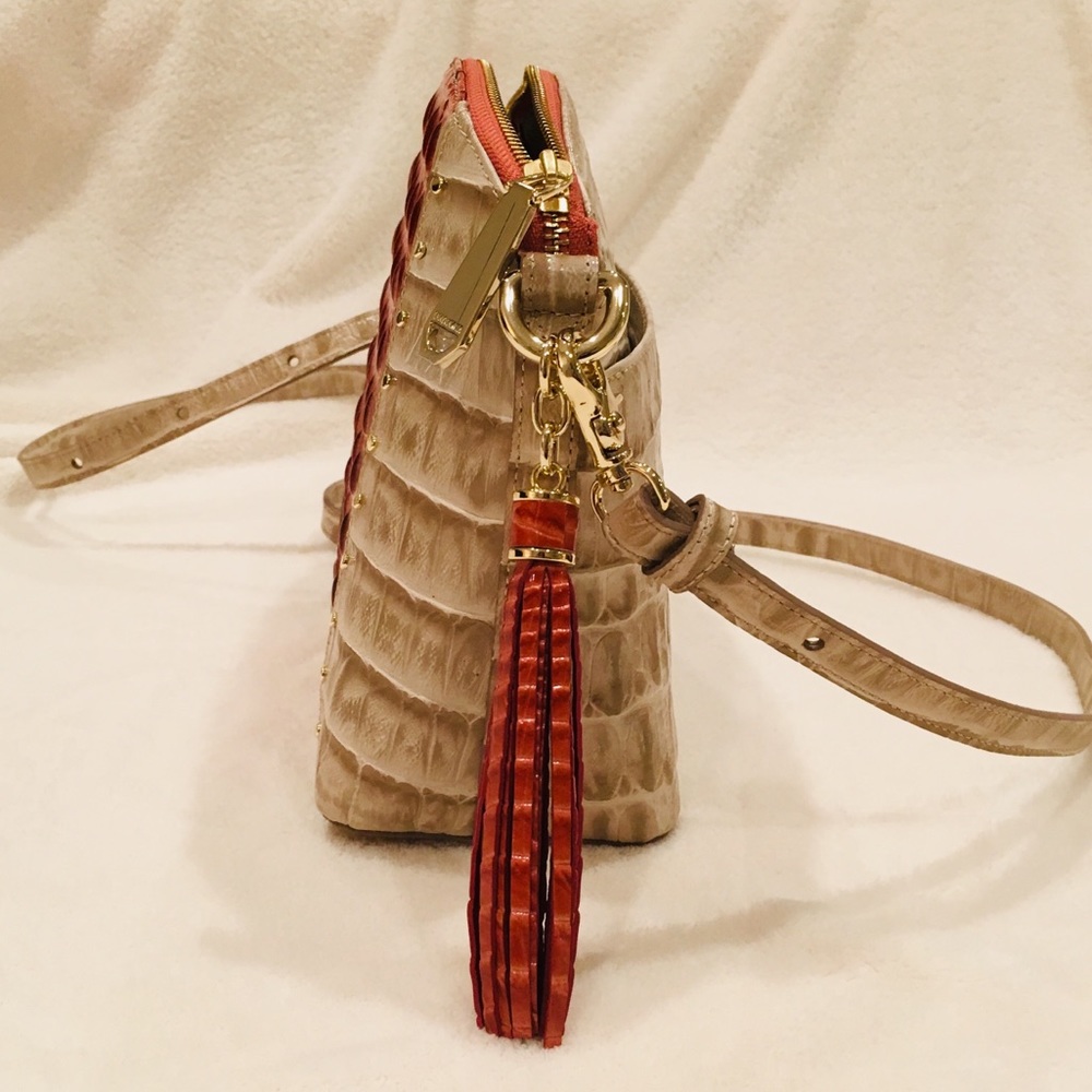 Brahmin Mini Duxbury Tassel Crossbody Bag - Picture 3 of 8